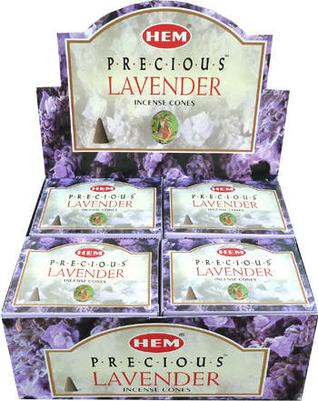 Incenso Hem Precious Lavender in coni