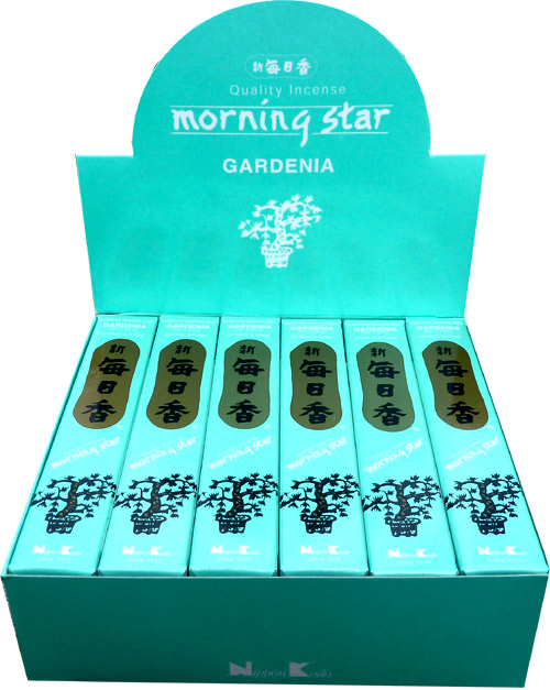 Incenso giapponese morning star Gardenia confezione da 50 bastoncini