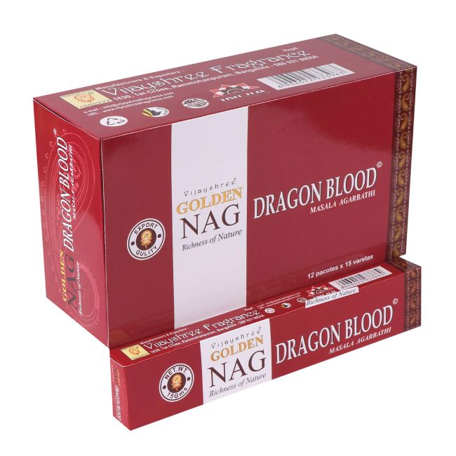 Incenso Vijayshree Golden Nag Sangue di Drago 15 g