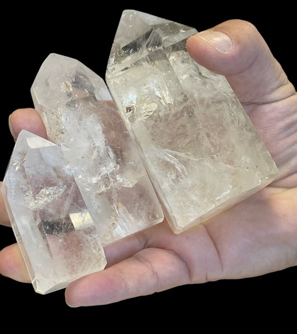 Prismi di cristallo di rocca del Madagascar - 5 pezzi 1.464 k