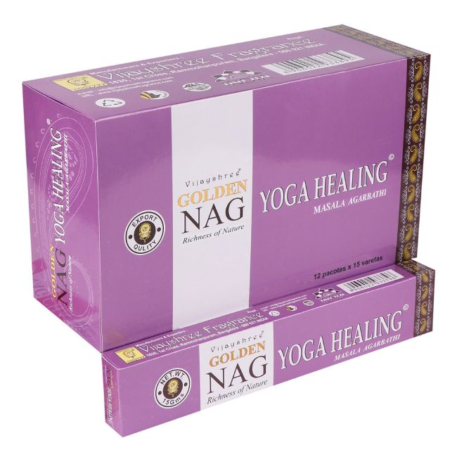 Vijayshree Golden Nag Yoga Healing Incenso 15 g