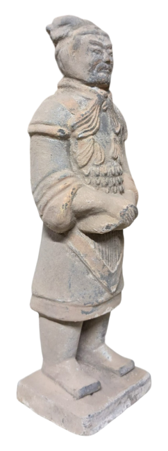 Statua Antica Colorata in Terracotta Generale 20 cm