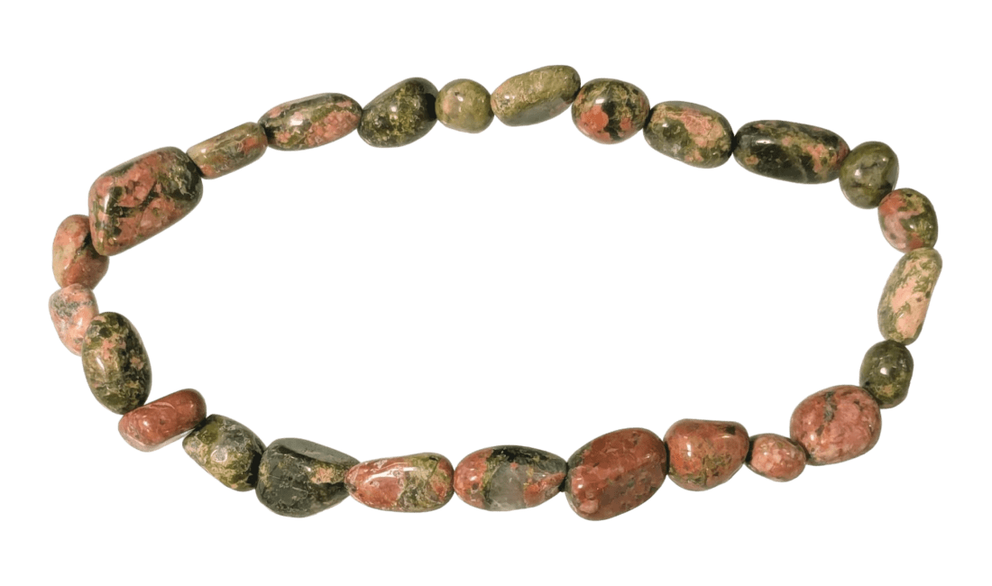 Bracciale di  Unakita A pietre rotolate