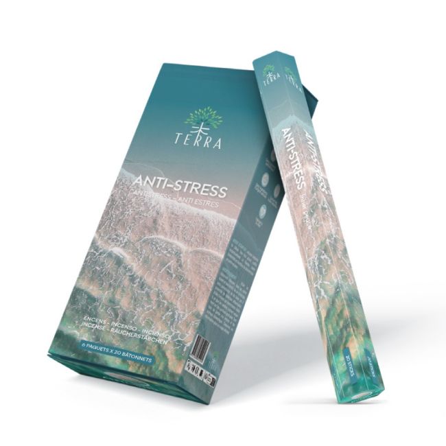 Incenso Hexa antistress Terra senza carbone 30gr