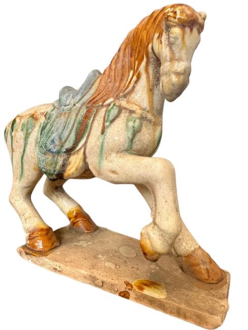 Cavallo colorato in Terracotta H 18cm