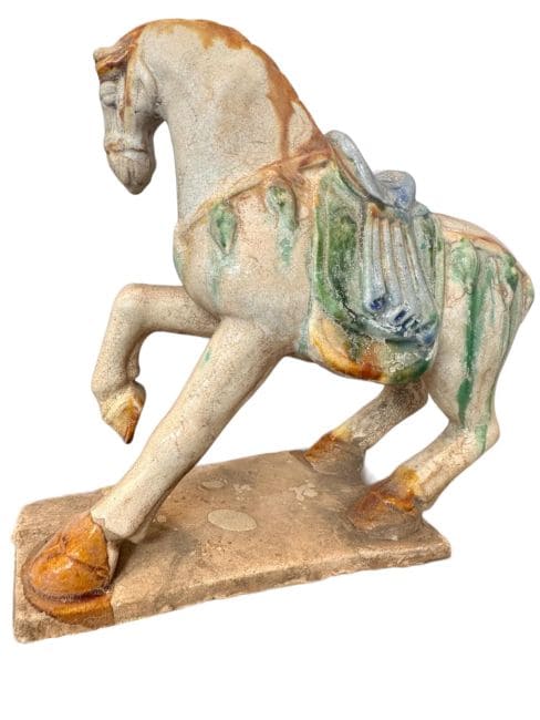 Cavallo colorato in Terracotta H 18cm