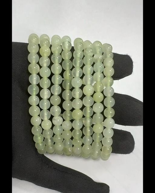 Bracciale Jade dalla Cina A perles 6mm