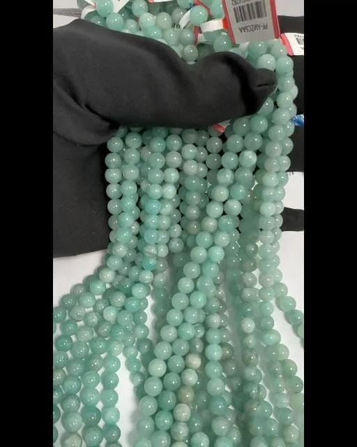 Amazonite China AA perline 6 mm su un filo di 40 cm